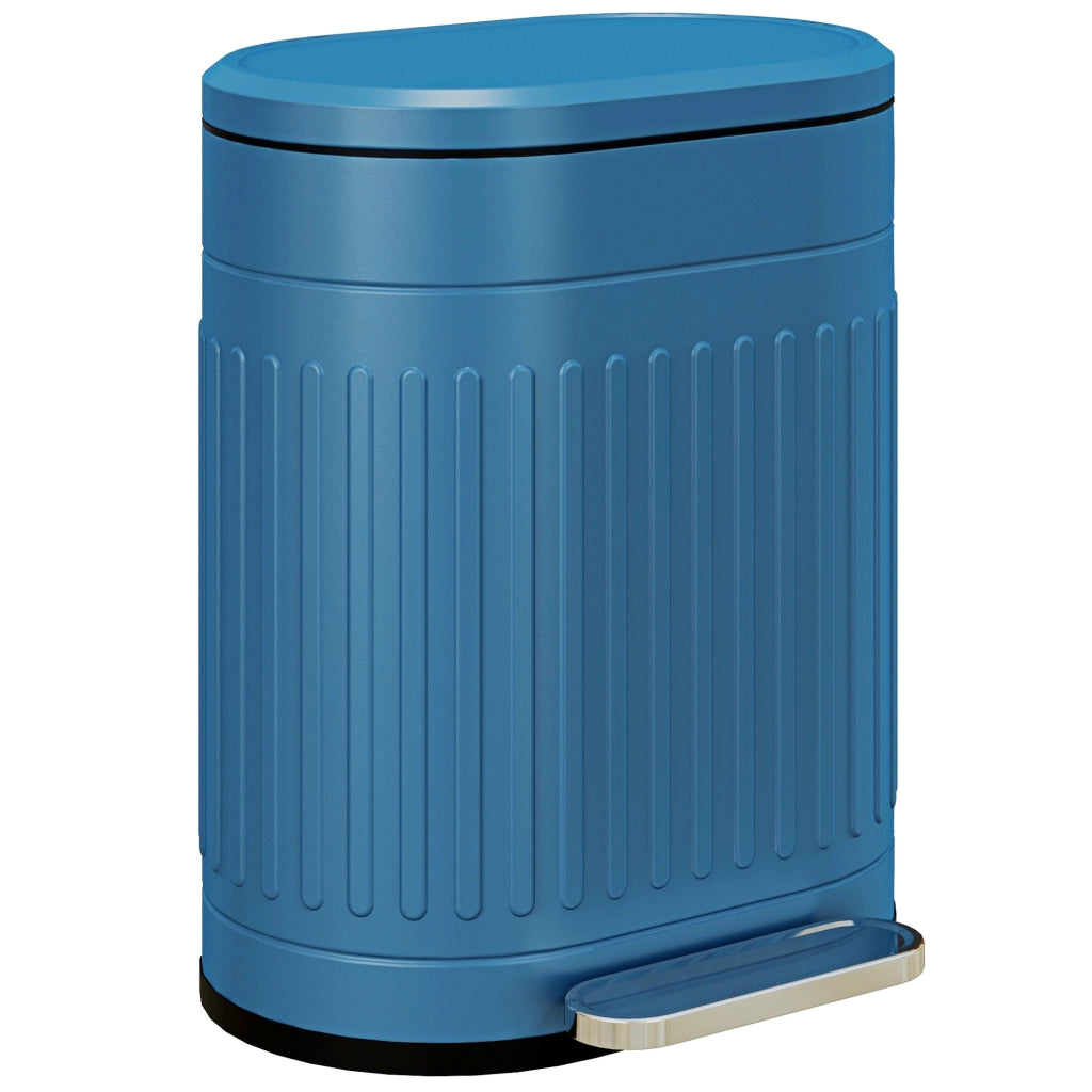 Cestino per rifiuti da cucina a pedale 20L ¨C zephmum ¨C 36.5x31.2x45 cm blu