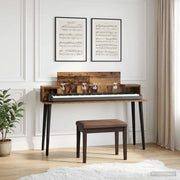 Scrivania studio Legno antico 130 x 36 x 19,5 cm 8006706