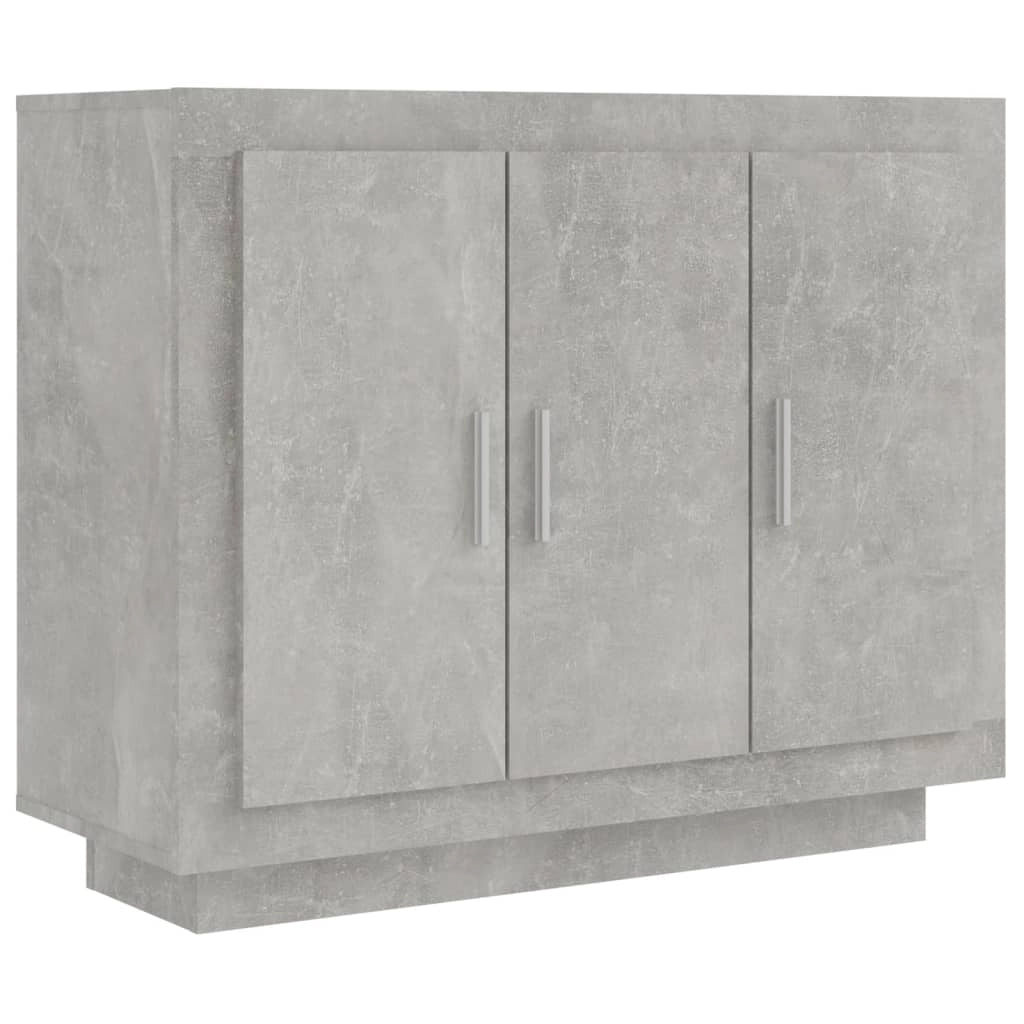 Buffet credenza cassettiera mobiletto mobile contenitore organizer per cucina soggiorno salotto 92 x 35 x 75 cm legno ingegnerizzato grigio 02_0032128
