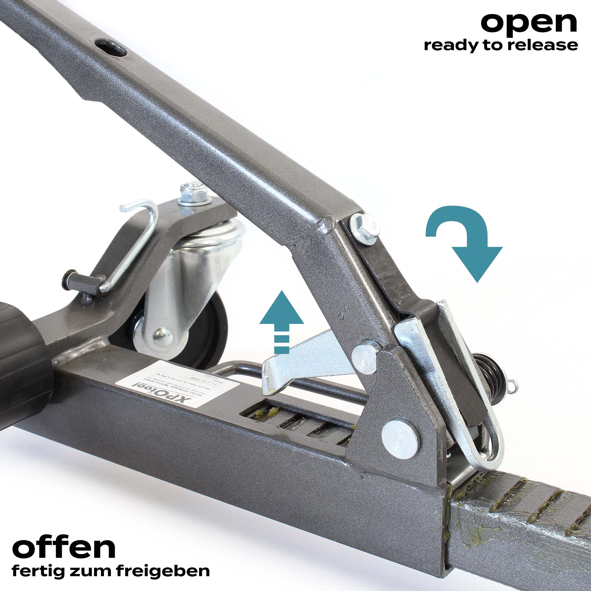 Martinetti per manovra auto con ruote Set da 2 Max 566 kg l’uno Per pneumatici larghi 30cm
