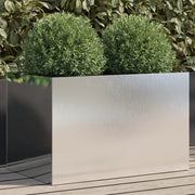 Fioriera Argento 62x40x39 cm in Acciaio Inoxcod mxl 88190
