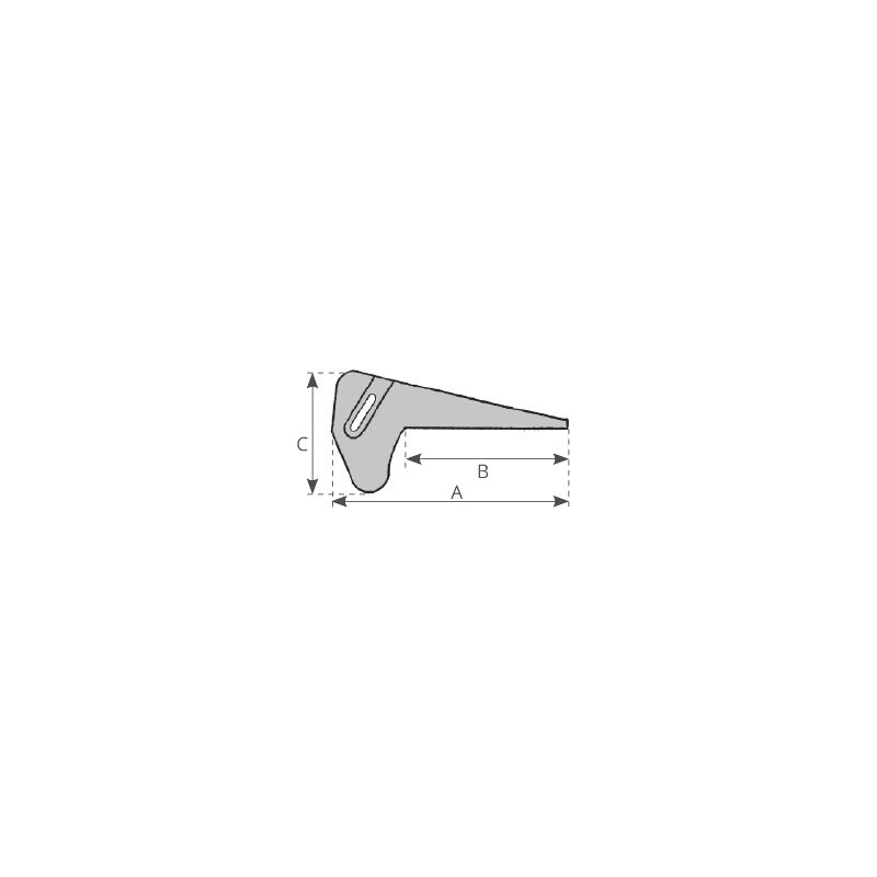 MUSONE DI PRUA INOX MM. 590