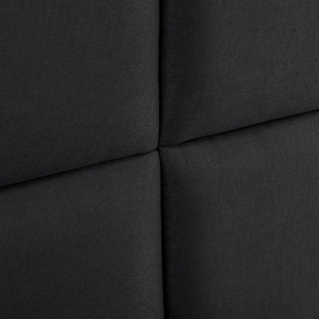 Set di 4 cuscini da parete in tessuto 30 x 30 cm nero 03_0010644