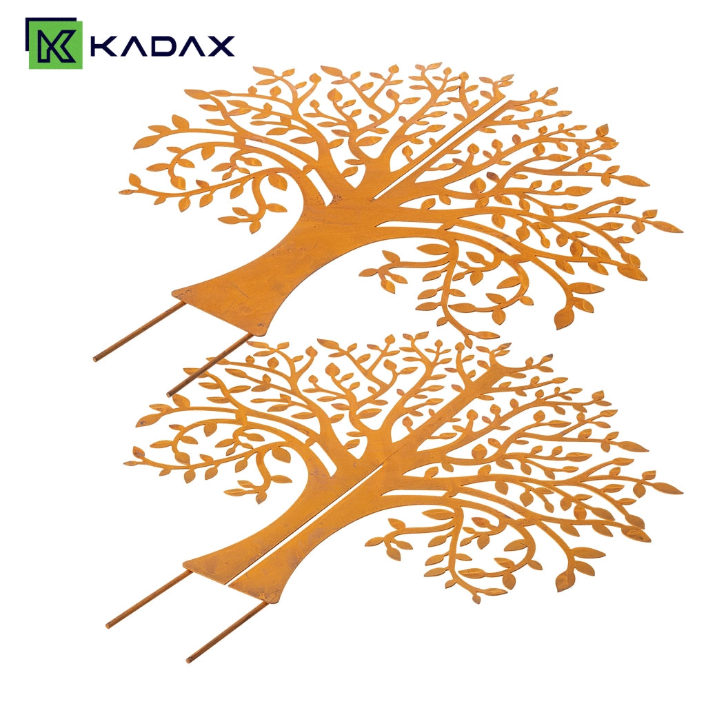 KADAX Ozdoba cortenowa Drzewo P25728 pakiet 6szt K
