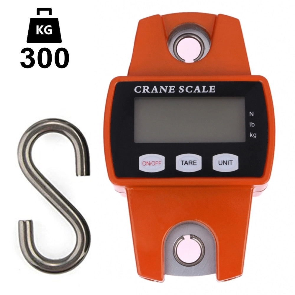 Trade Shop - Bilancia Sospesa Dinamometro Digitale A Molla Fino 300kg Meccanica Bilancia 300k -