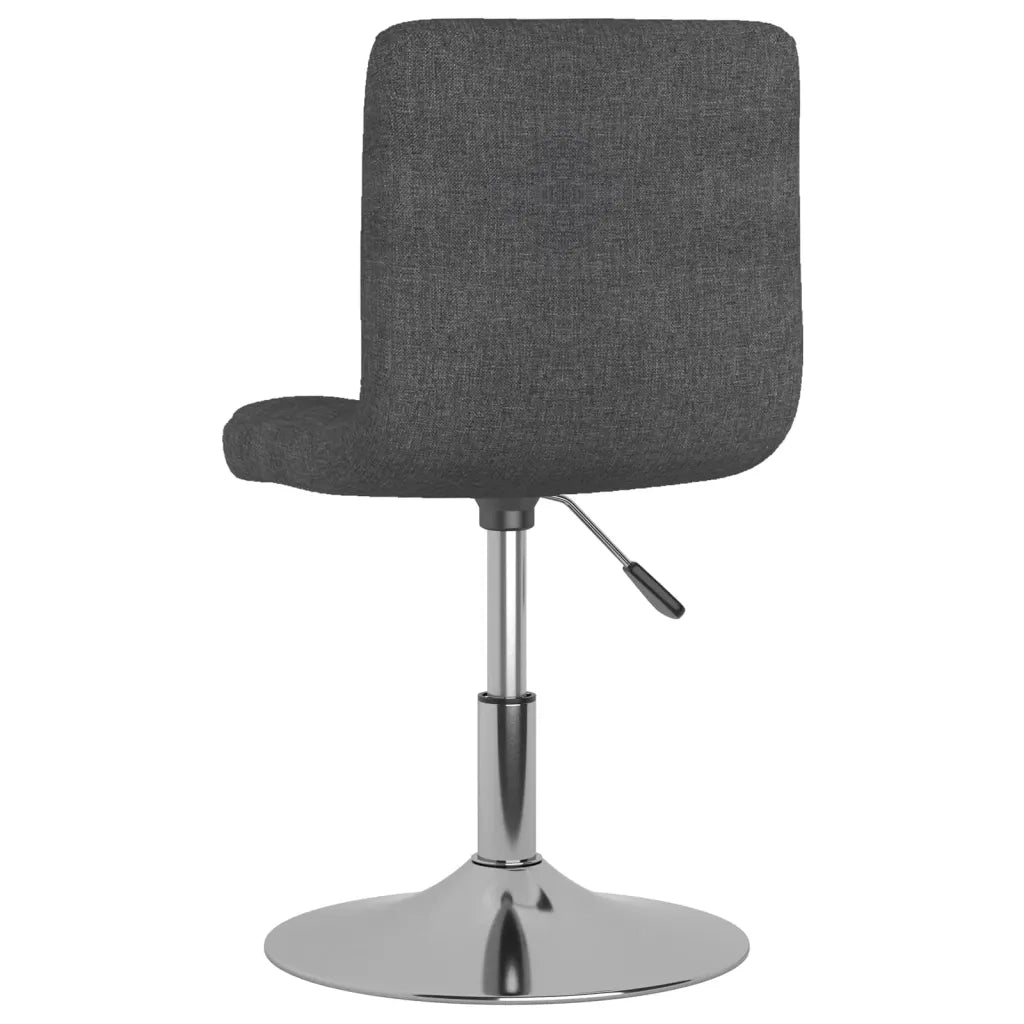 Sedie da Pranzo Girevoli 6 pz Grigio Scuro in Tessuto 3087459
