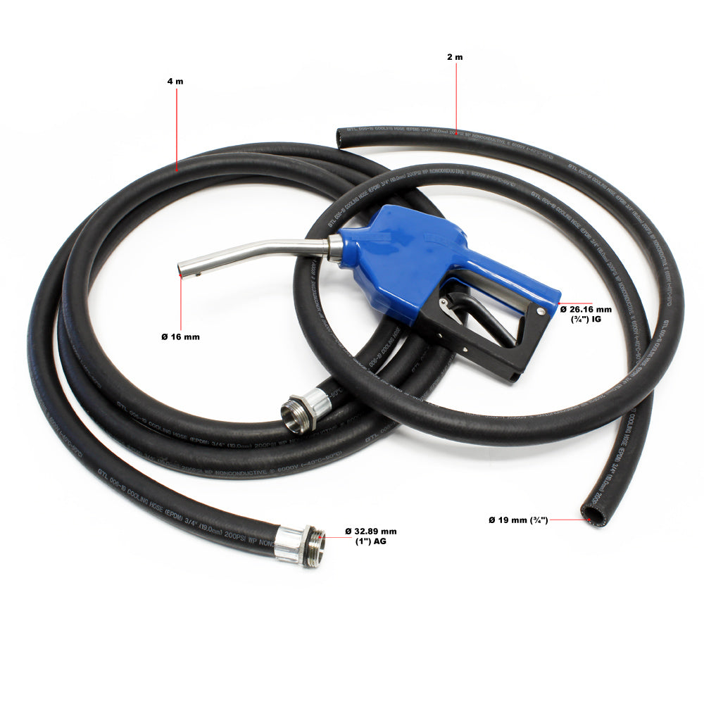 Pompa autoadescante per urea 40 l/min con pistola erogatrice 230 V/400 W