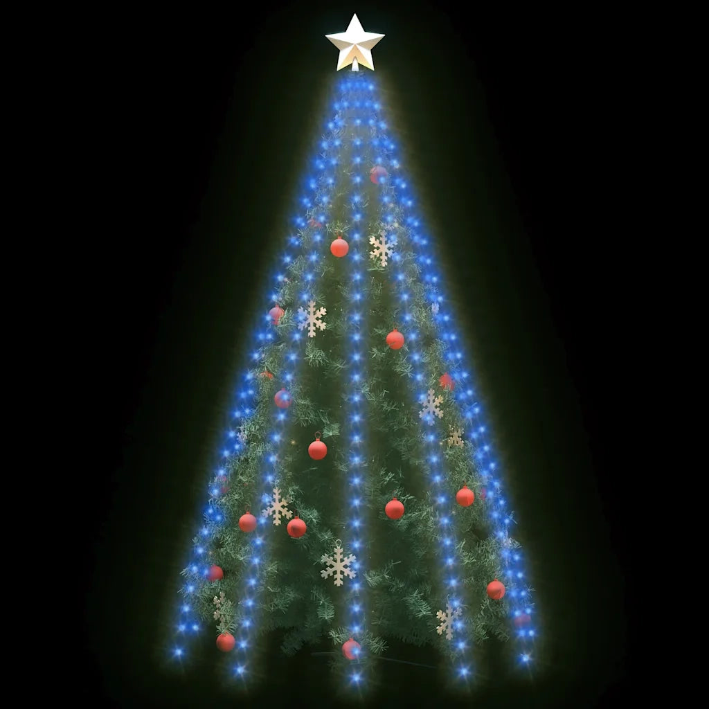 Rete di Luce per Albero di Natale 250 LED Blu 250 cm CFW3325158