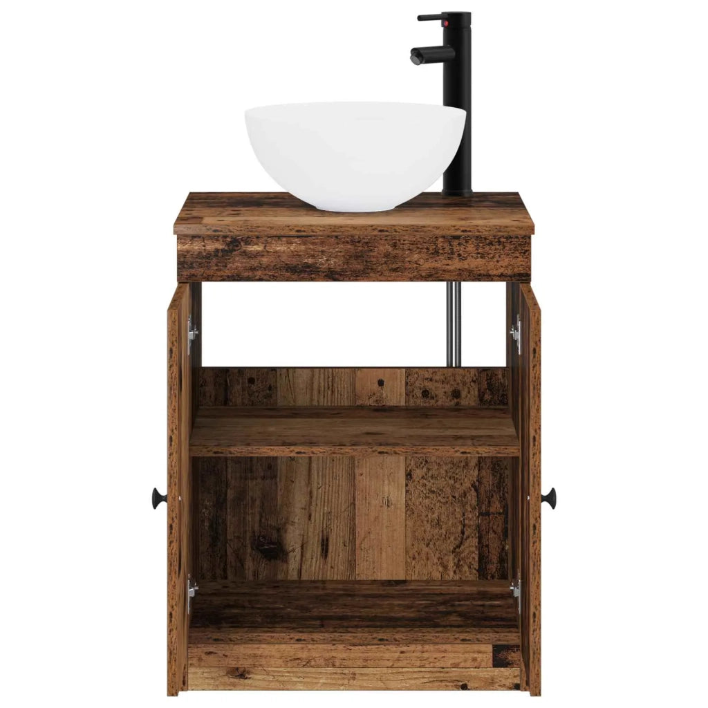 Set di mobili per il bagno Legno antico Legno ingegnerizzato 3404220