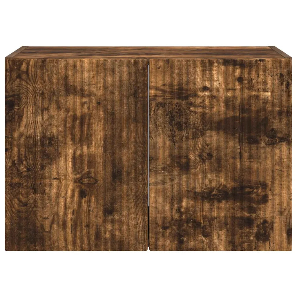 Mobile TV da parete Rovere fumé 59,5 x 31 x 40 cm 892339