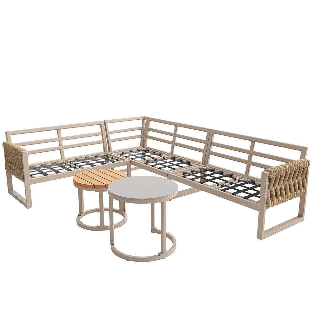 Set da giardino modulare - Xylo - Regolabile impermeabile per 5-6 persone