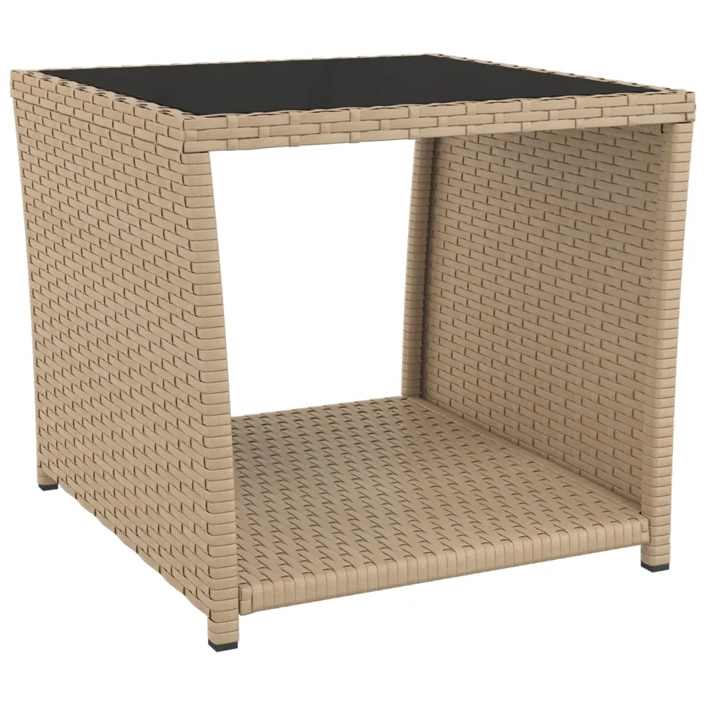 Set Mobili da Giardino 3 pz Beige Polyrattan e Acciaio 3157662