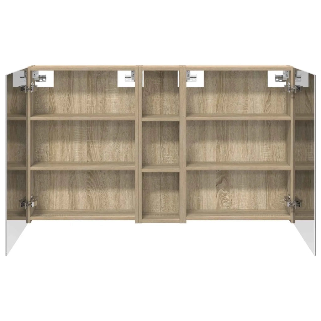 Set di Armadi da Bagno con lo scaffale 3 pcs 120 x 14,5 x 70 cm 3403746