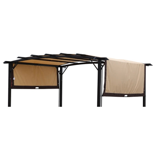 Telo di Ricambio per Pergola Curva ¨C Xylo ¨C Impermeabile, Anti-UV, Beige, 12x9ft