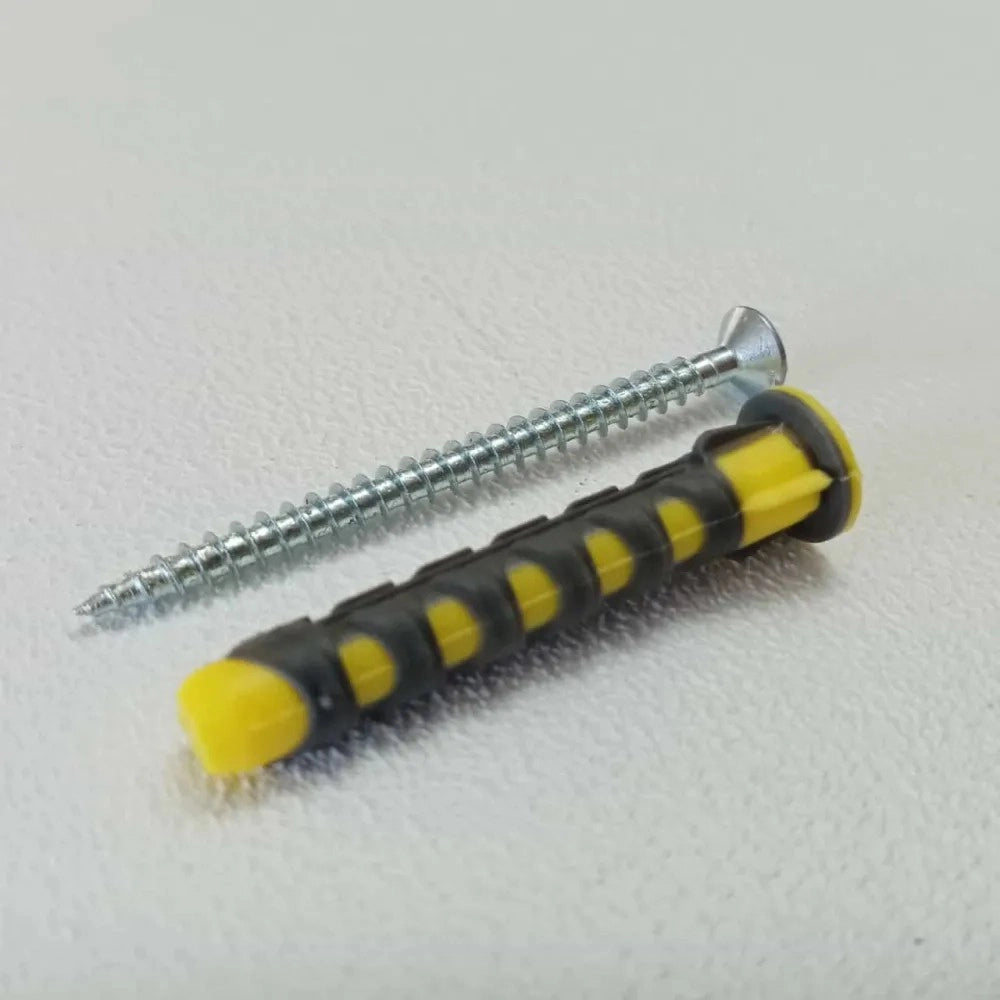 Nobex ecm2 da 6mm con vite - 200pz tassello bimateriale universale