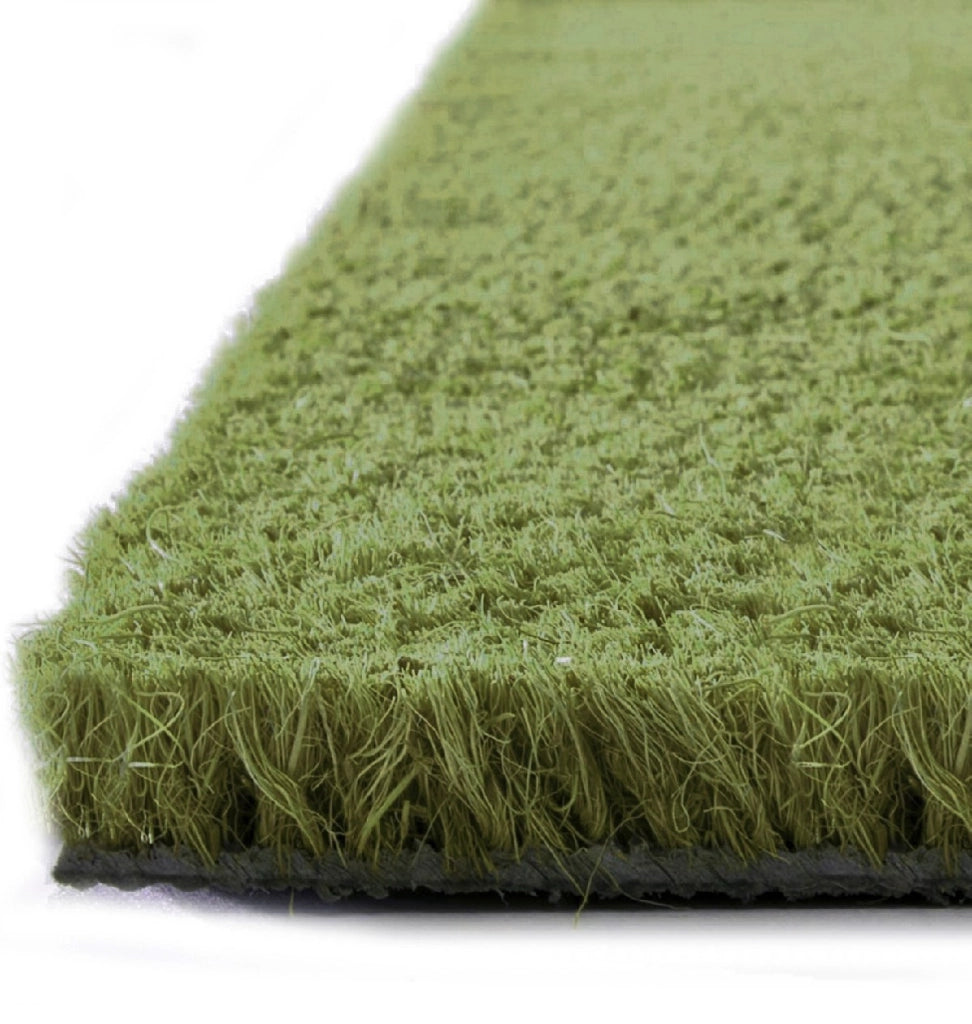 Zerbino Cocco Naturale Colorato Antiscivolo Su Misura Tappeto Ingresso Entrata 80x100 cm Verde