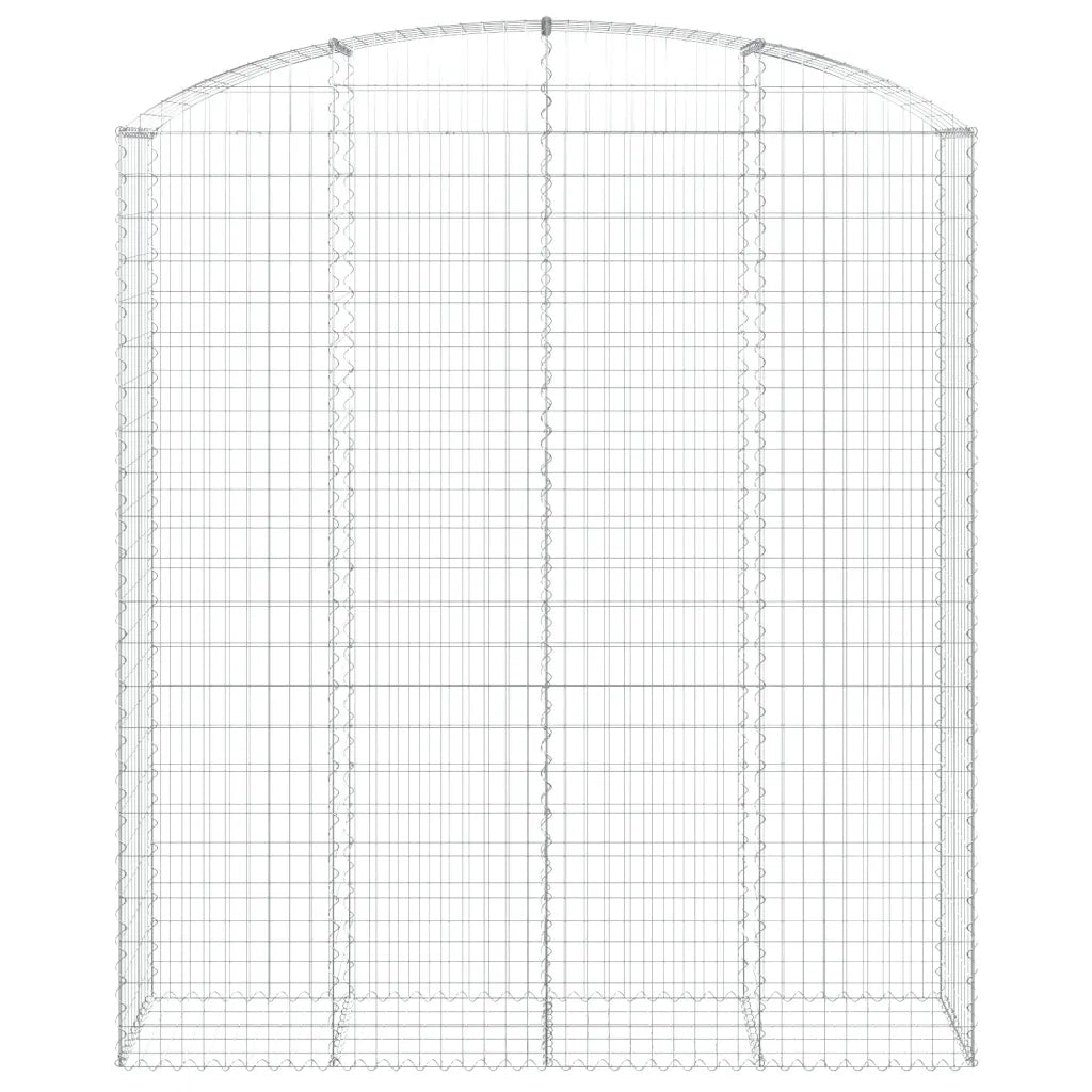 Cesto Gabbione ad Arco 200x50x220/240 cm Ferro Zincato