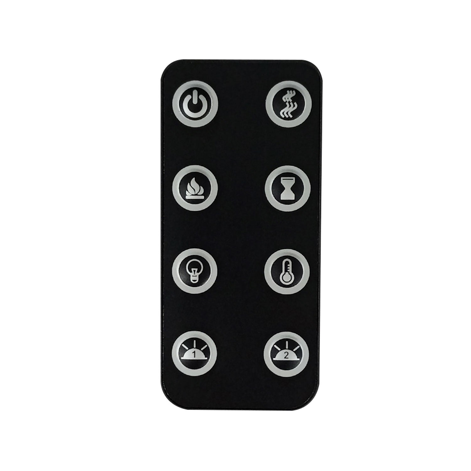 Camino Elettrico da Parete o Incasso Alaro Ultra+ 152x18x52 cm Effetto Fiamma Telecomando in MDF Nero