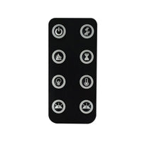 Camino Elettrico da Parete o Incasso Alaro Ultra+ 152x18x52 cm Effetto Fiamma Telecomando in MDF Nero