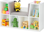 Cassettiera con cuscino - 6 cassettoni - Cassettiera per bambini 63x103x30 cm