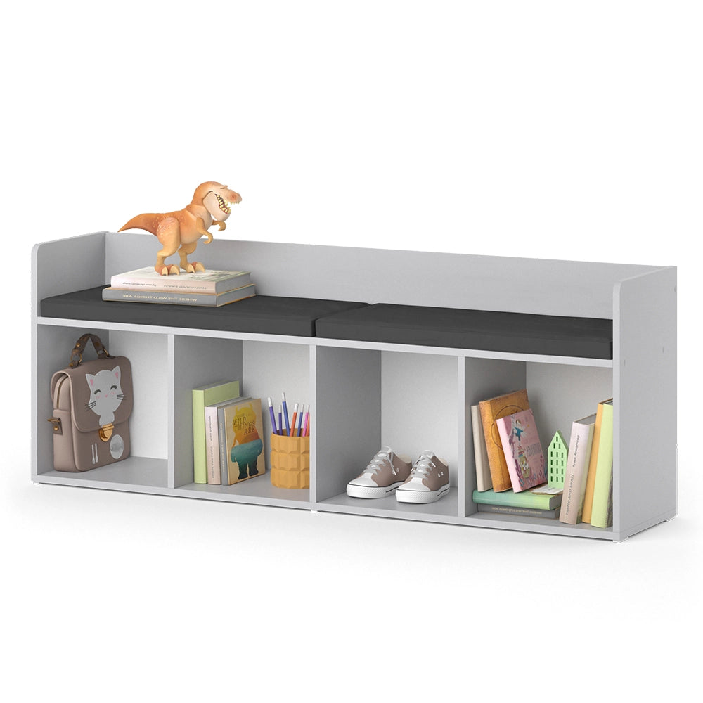 Vicco Scaffale per bambini Grigio chiaro 142.4 x 53.4 cm 4 scomparti