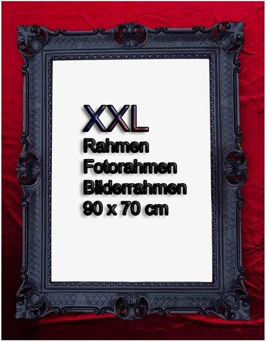 Cornice per foto in stile barocco dorato - 50x70 cm - Cornice antica - Ornamenti decorativi - Made in Italy - Cornice per dipinto senza vetrata di protezione