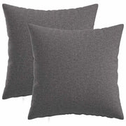 Cuscino con cuscino HEERLEN 2 pz Grigio Chiaro Tessuto 924121