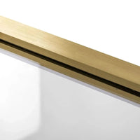 Cabina Doccia A Parete Rea Rapid Slide Brush Gold 130x90