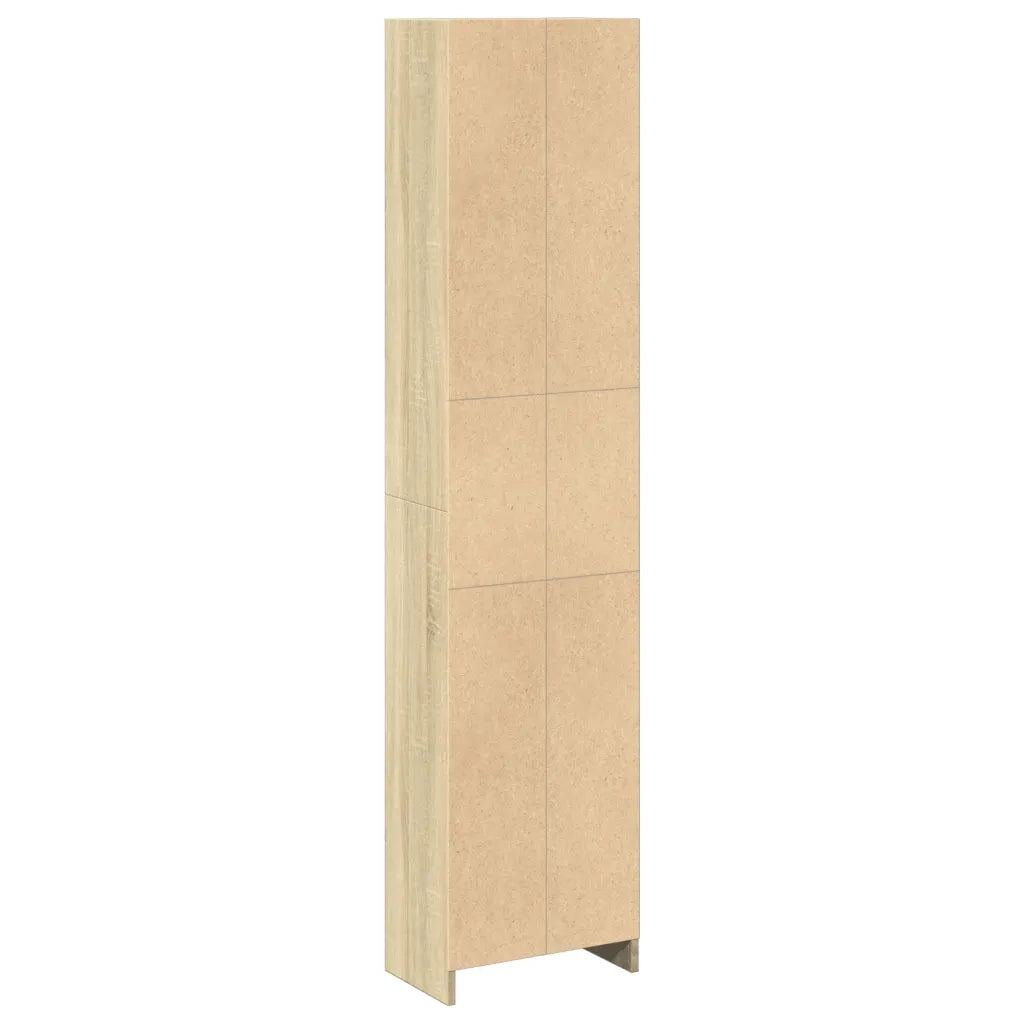 Libreria Rovere Sonoma 40x24x176 cm in Legno Multistrato 857794