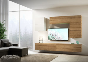 Parete Attrezzata Soggiorno 268x39,5 cm in nobilitato