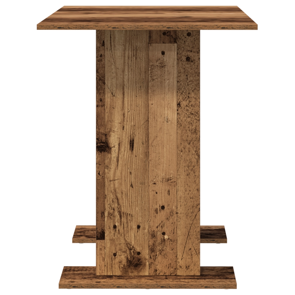 Tavolo da pranzo  in legno antico 110x60x75 cm in legno ingegnerizzato