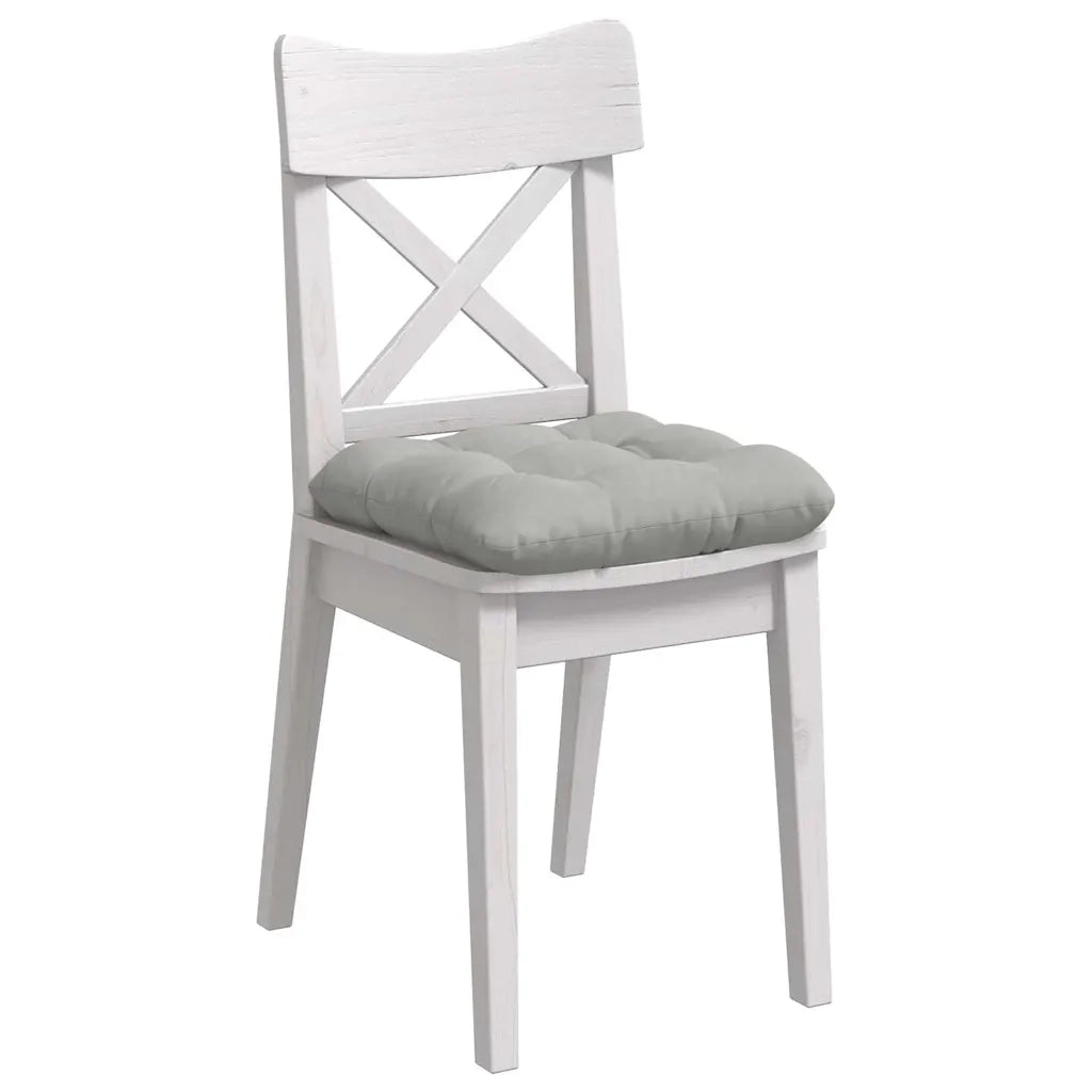 Cuscini per Seduta 4 pz | Cuscini per sedie Grigio chiaro 45 x 45 cm