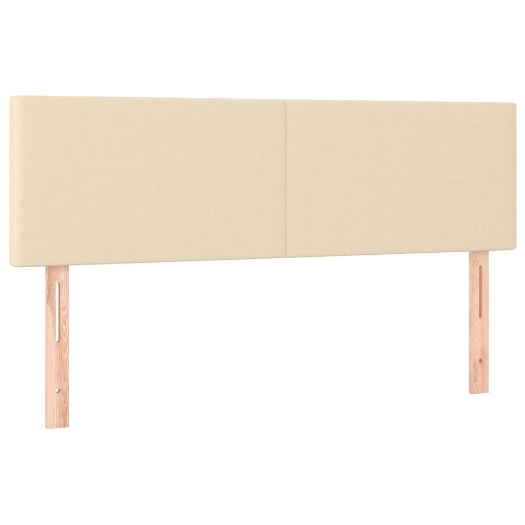 Giroletto a Molle con Materasso Crema 140x19 cm in Tessuto 3130110