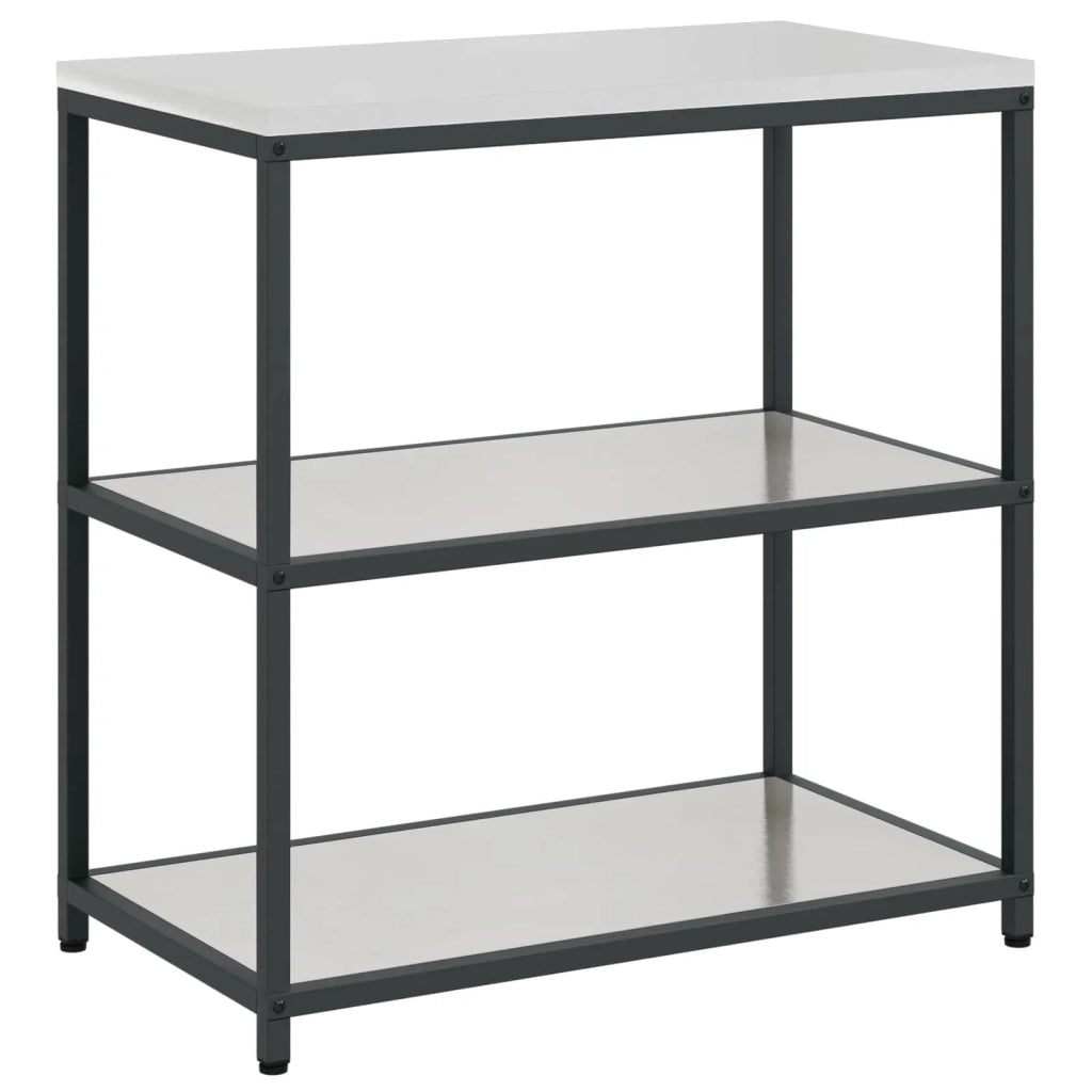 Stoccaggio in cucina Argento 90 x 50 x 92 cm Acciaio 874958