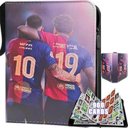 Album per raccolta delle cartoline di calcio 900 cartoline - 9 sezioni - 50 pagine - rivestimento PU impermeabile - portatile - resistente agli urti