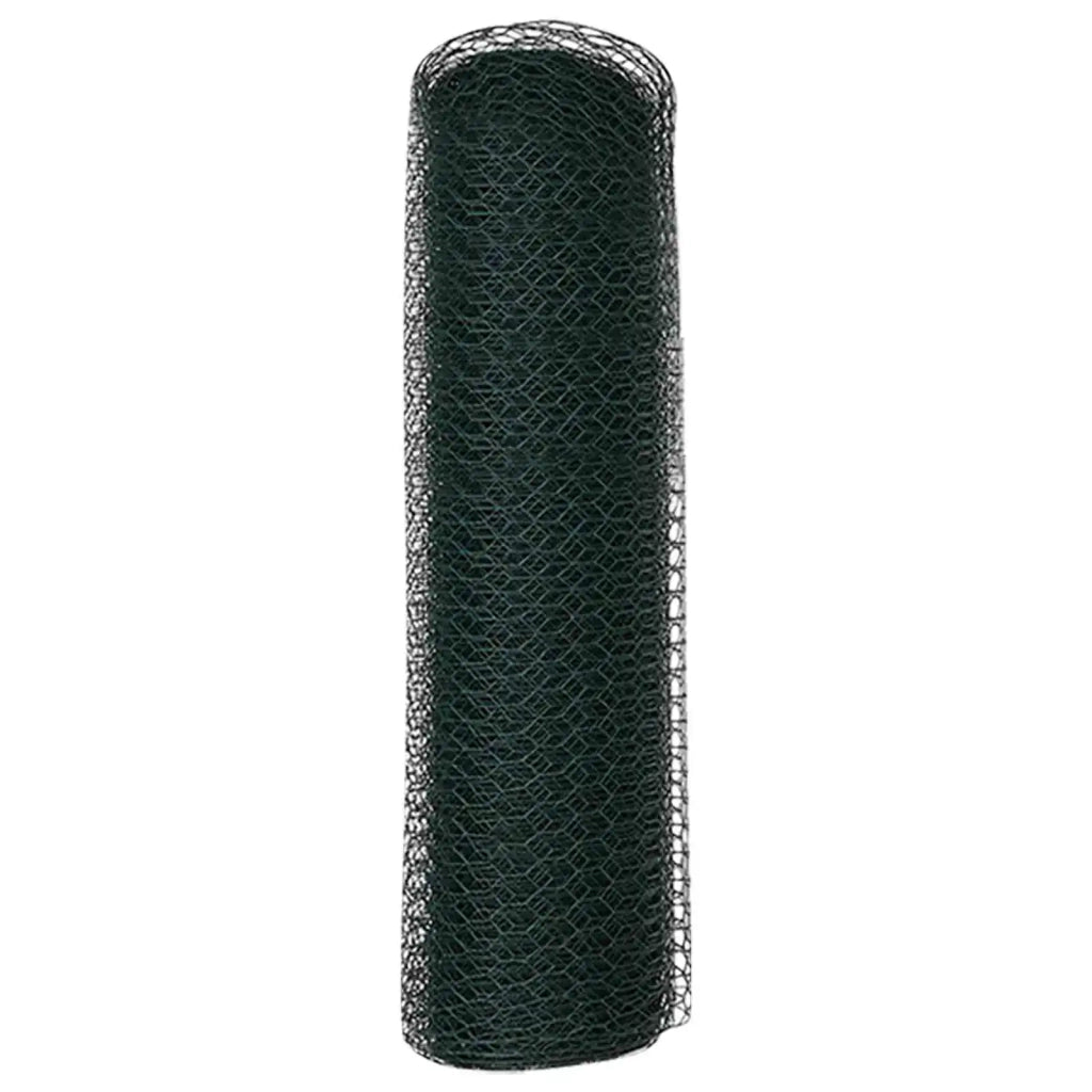 Recinzione Esagonale Verde 0,6 x 10 m PVC 42005337