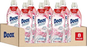 DEOX SET 8 CONFEZIONI AMMORBIDENTE CONCENTRATO LAVATRICE FIORI GIAPPONESI 360 LAVAGGI 900 ML L'UNO