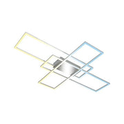 Plafoniera briloner bt10027 frame cromo alluminio