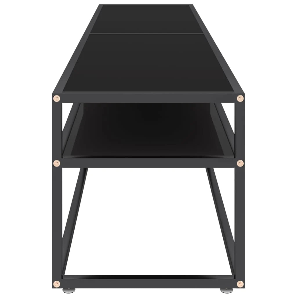 Mobile TV multimediale scaffale TV mobile TV sala da pranzo soggiorno camera da letto 180 x 40 x 40,5 cm vetro temperato nero 02_0026101
