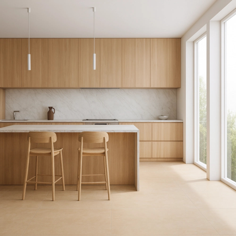 Piastrella gres porcellanato rettificata sabbia naturale 60x120 cm *** misura 1,44 m2, confezione 1
