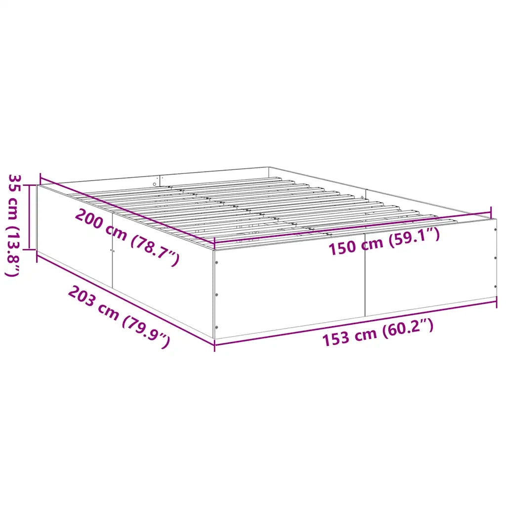 Giroletto Bianco 150x200 cm in Legno Multistrato 3281007