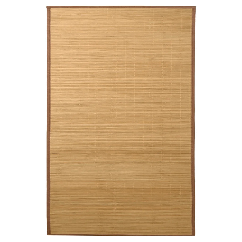 Tappeto in Bambù 100x160 cm Marrone 245822