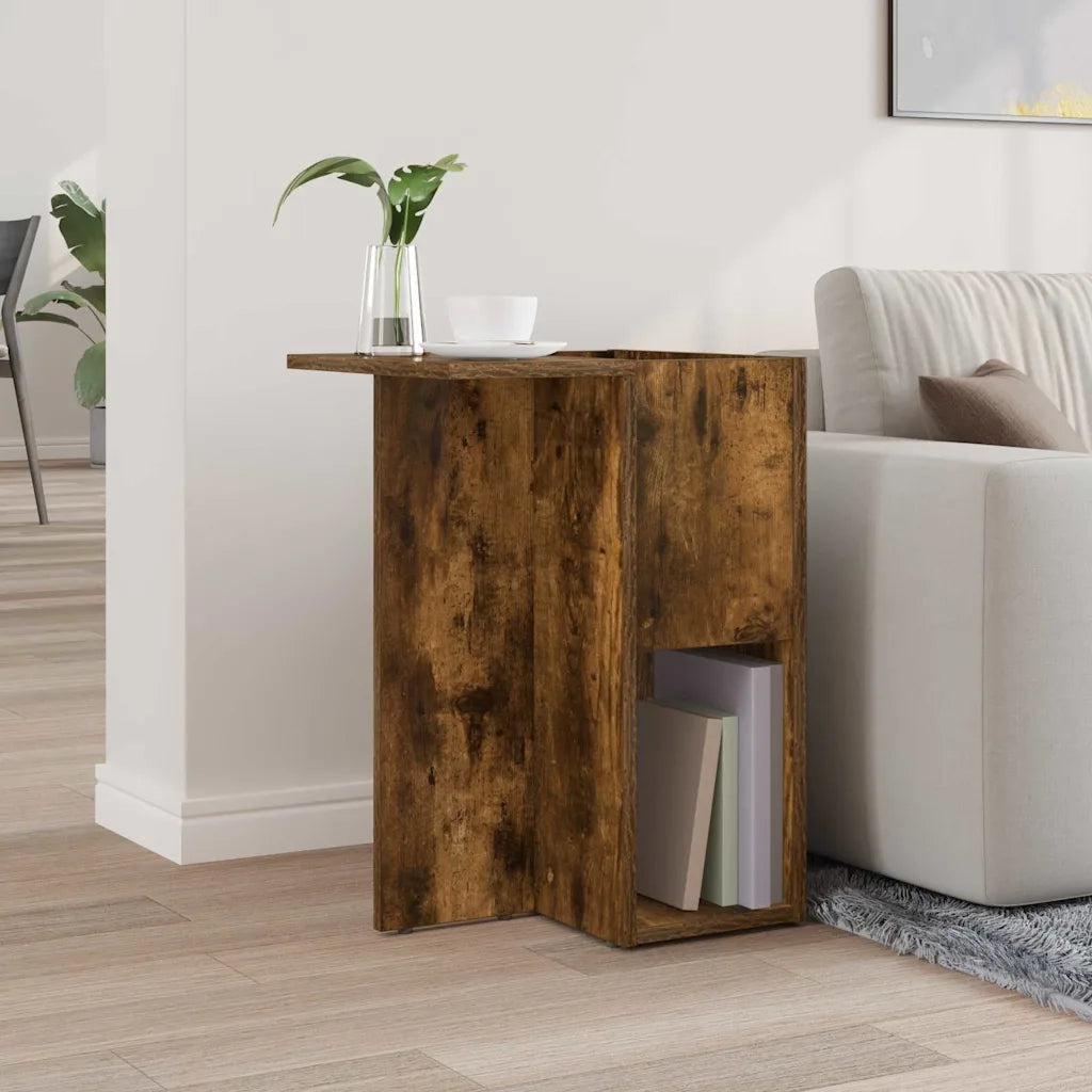 Tavolino Rovere fumé 35 x 40 x 55 cm Legno ingegnerizzato 891100