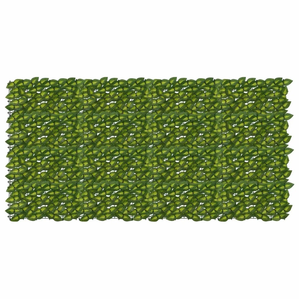 Schermo per balcone con foglie-Pannello per balcone Verde e Giallo 200 x 100 cm 280396