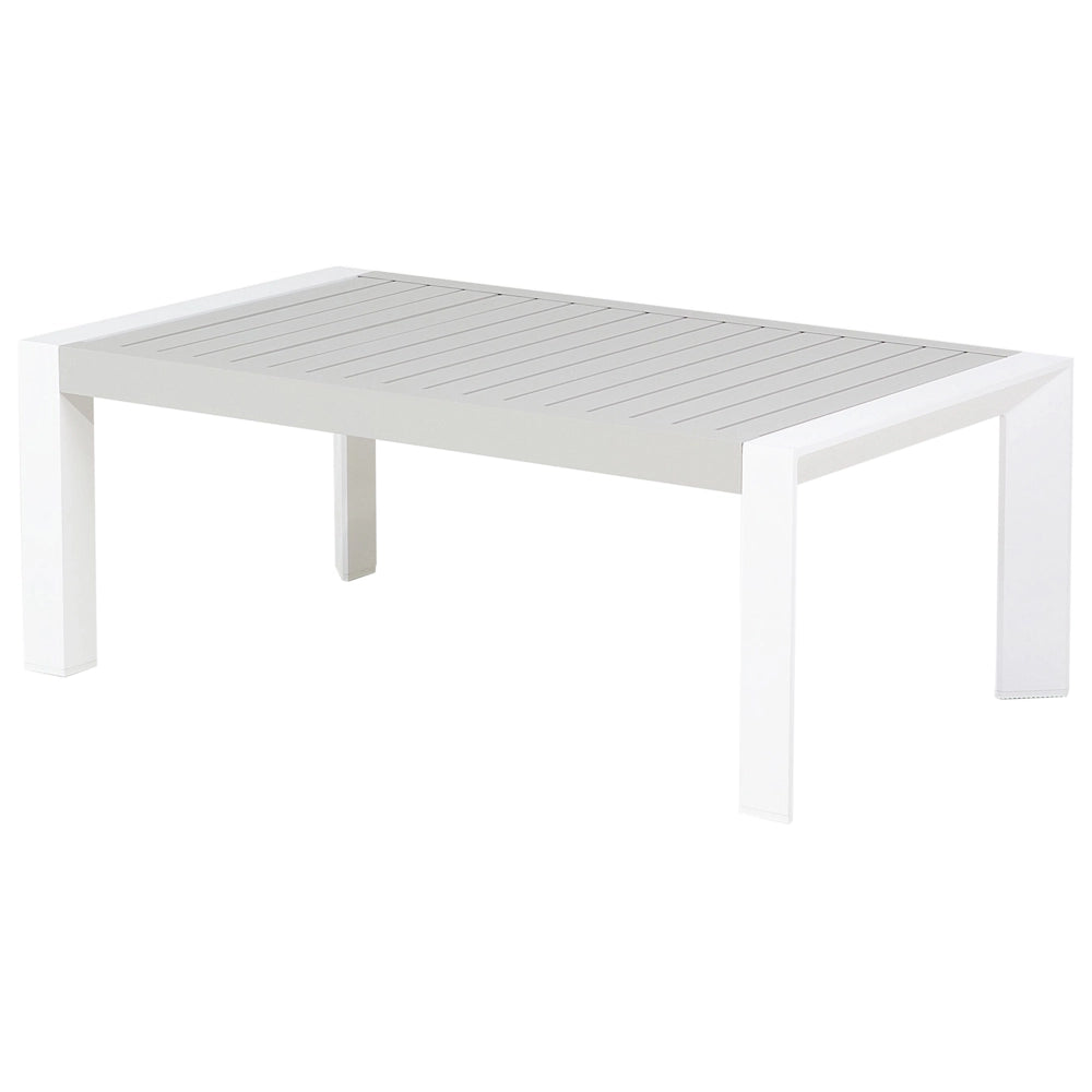Set Conversazione Cornice Alluminio Grigio Chiaro Modulare Forma L da esterno