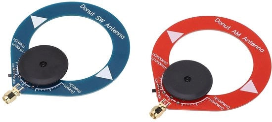 Antenna per Radio FM - Donut - AM/SW - Migliorata Ricezione - Set di 2 - Materiale PCB