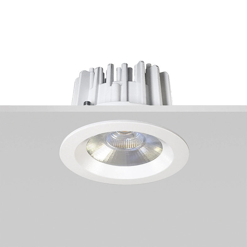 Downlight Incasso a Soffitto ICON LED 18W 50° IP65 3000K CRI80 IK05 Bianco - Rossini Group - Illuminazione Esterna Professionale