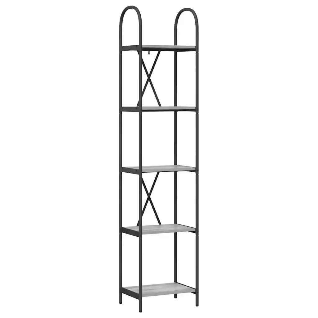 Libreria Grigio Sonoma 40 x 30 x 183 cm Legno multistrato
