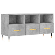 Mobile TV multimediale scaffale TV credenza mobile TV sala da pranzo soggiorno camera da letto 102 x 36 x 50 cm legno ingegnerizzato grigio 02_0025592