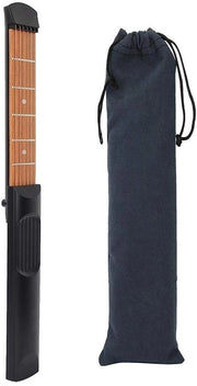 Allenatore di chitarra portatile - Strumento di allenamento per principianti - Migliora l'agilità delle dita - Inclusa tasca di stoccaggio - Materiale di alta qualità in legno - Utilizzo duraturo - Apparecchio di allenamento per chitarra